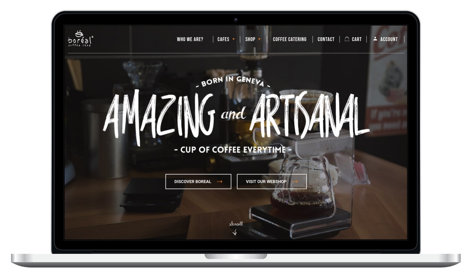 Boreal Coffee Clone Screenshot